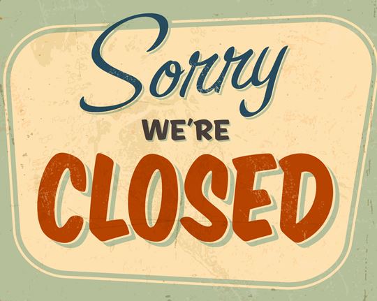 Closed-Sign
