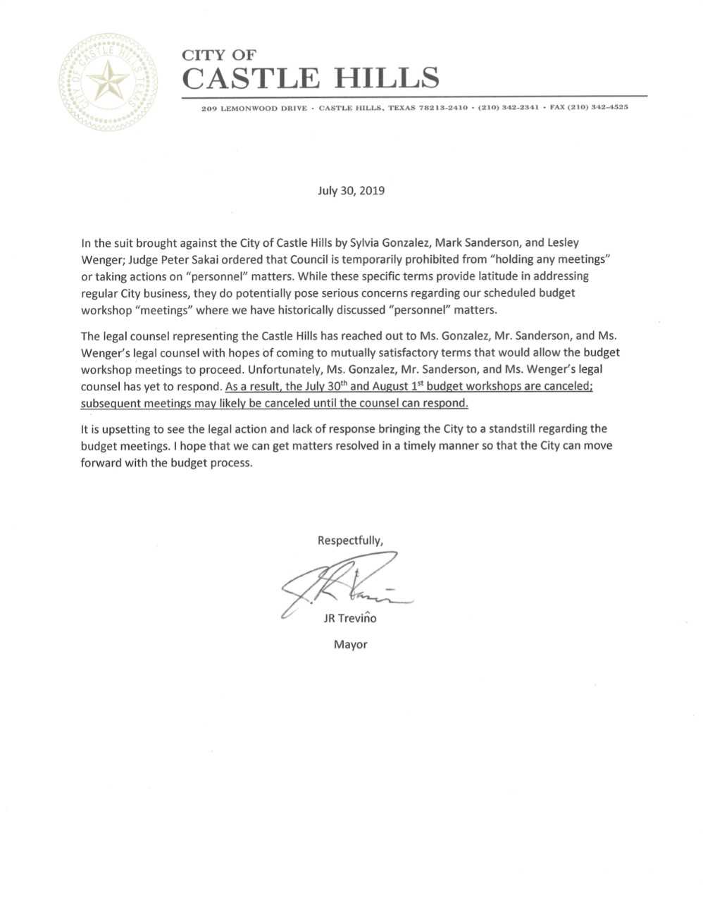Statement 7.30.19