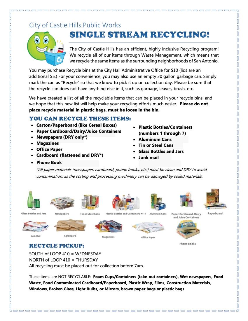Recycle Flyer Revision