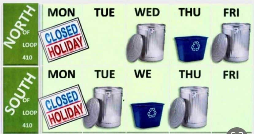holiday schedule